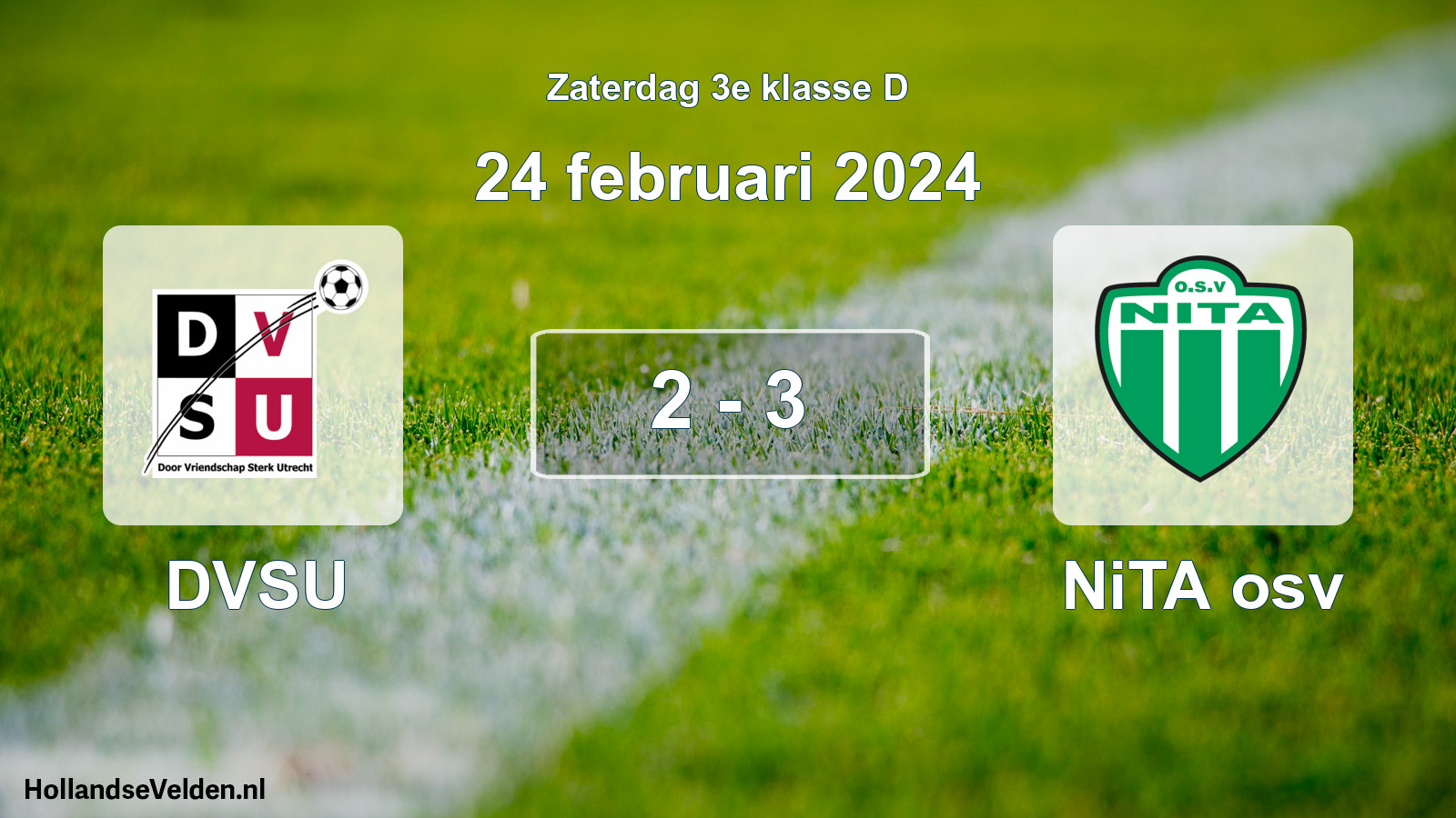 Total number of matches played: DVSU - NiTA osv 2 - 3 (24 February 2024)