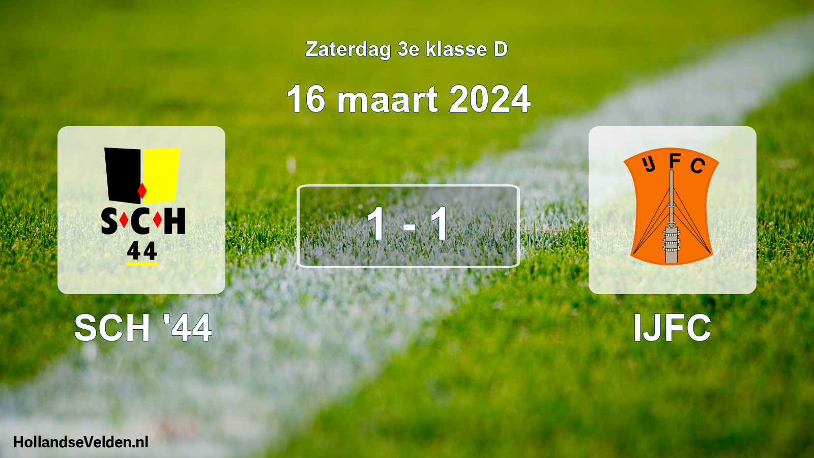 Total number of matches played: SCH '44 - IJFC 1 - 1 (16 March 2024)