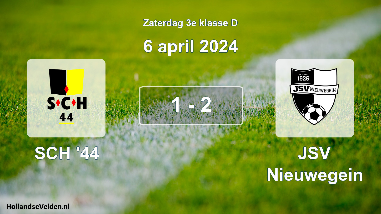 Total number of matches played: SCH '44 - JSV Nieuwegein 1 - 2 (6 April 2024)