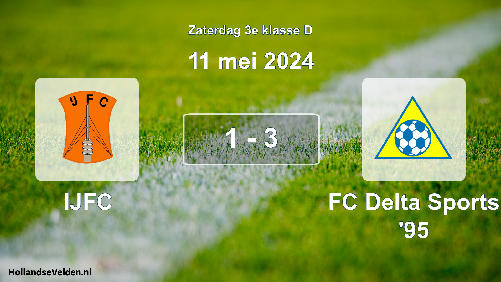 Total number of matches played: IJFC - FC Delta Sports '95 1 - 3 (11 May 2024)