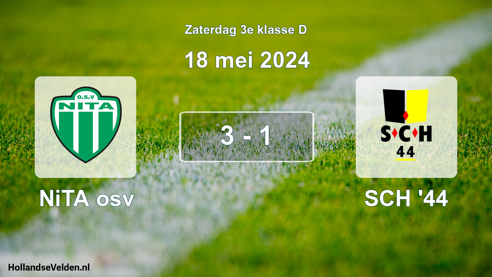 Total number of matches played: NiTA osv - SCH '44 3 - 1 (18 May 2024)