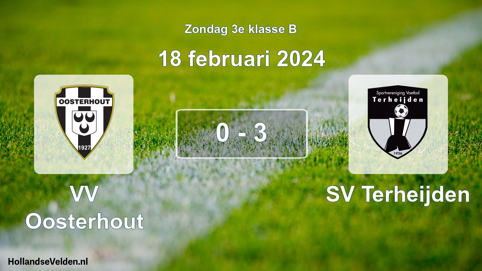Total number of matches played: VV Oosterhout - SV Terheijden 0 - 3 (18 February 2024)