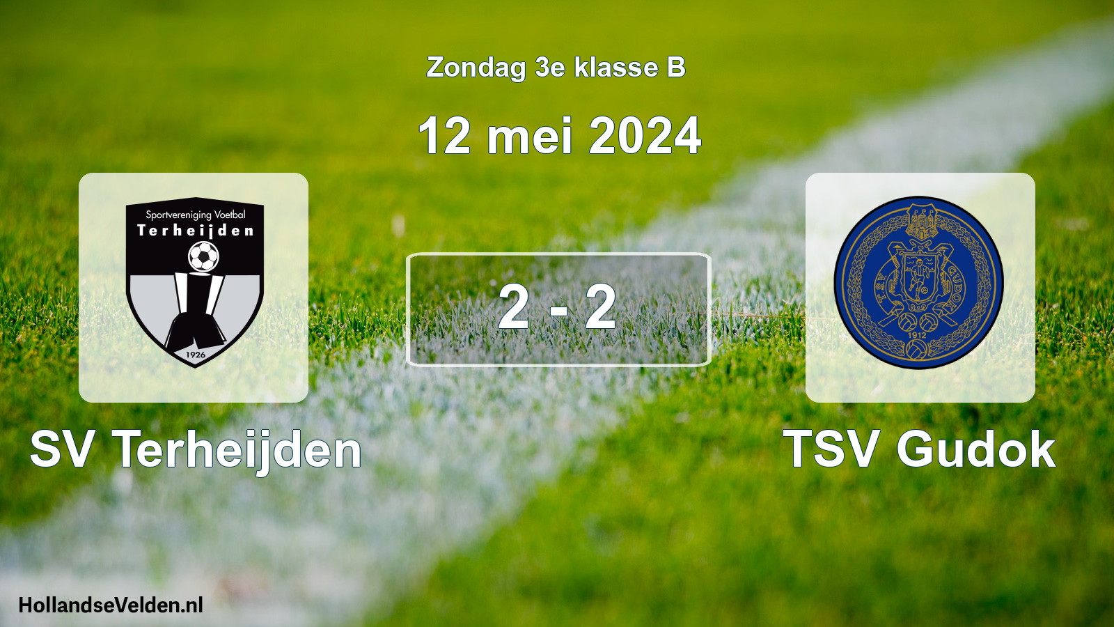 Total number of matches played: SV Terheijden - TSV Gudok 2 - 2 (12 May 2024)