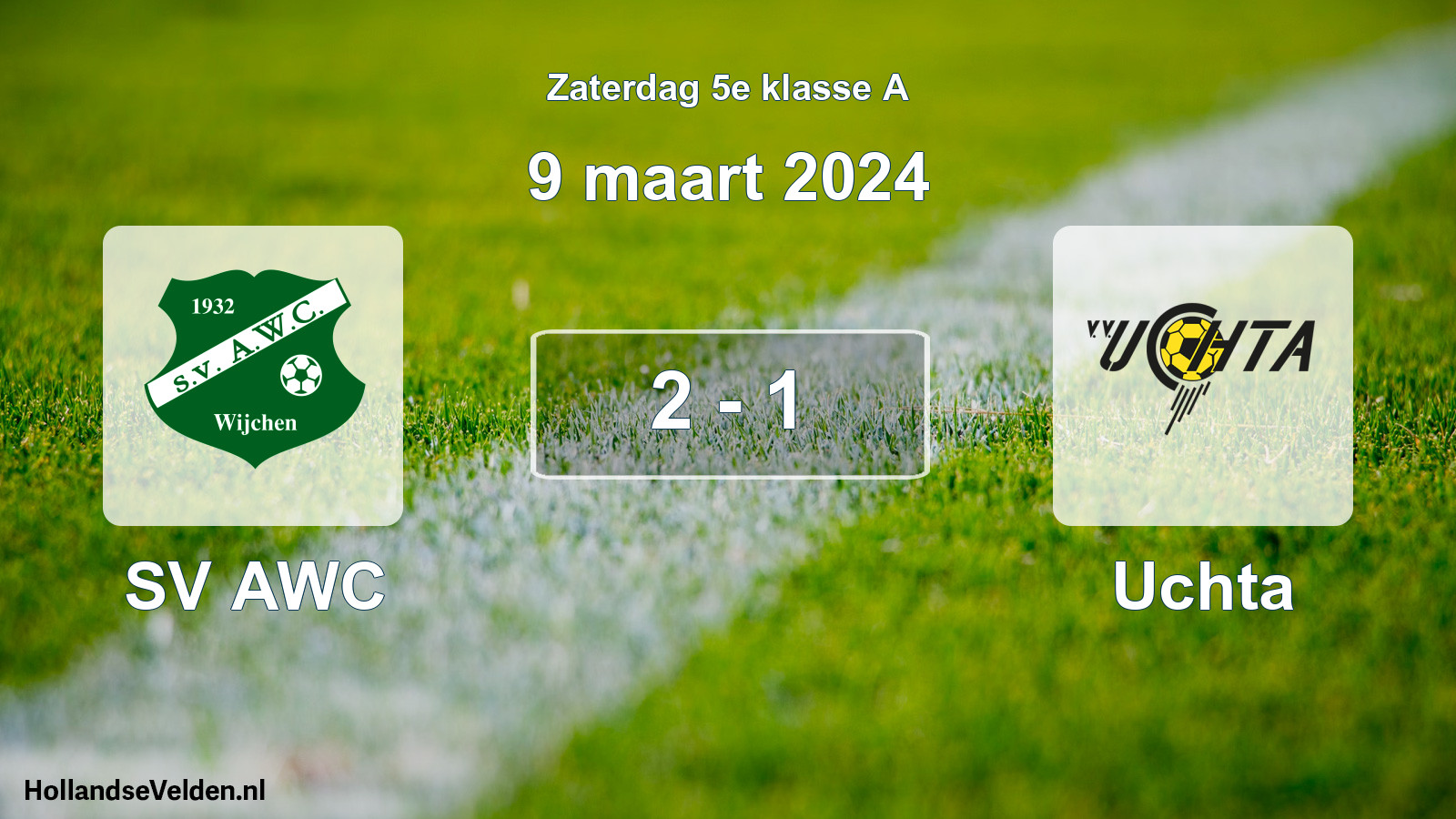 Total number of matches played: SV AWC - Uchta 2 - 1 (9 March 2024)