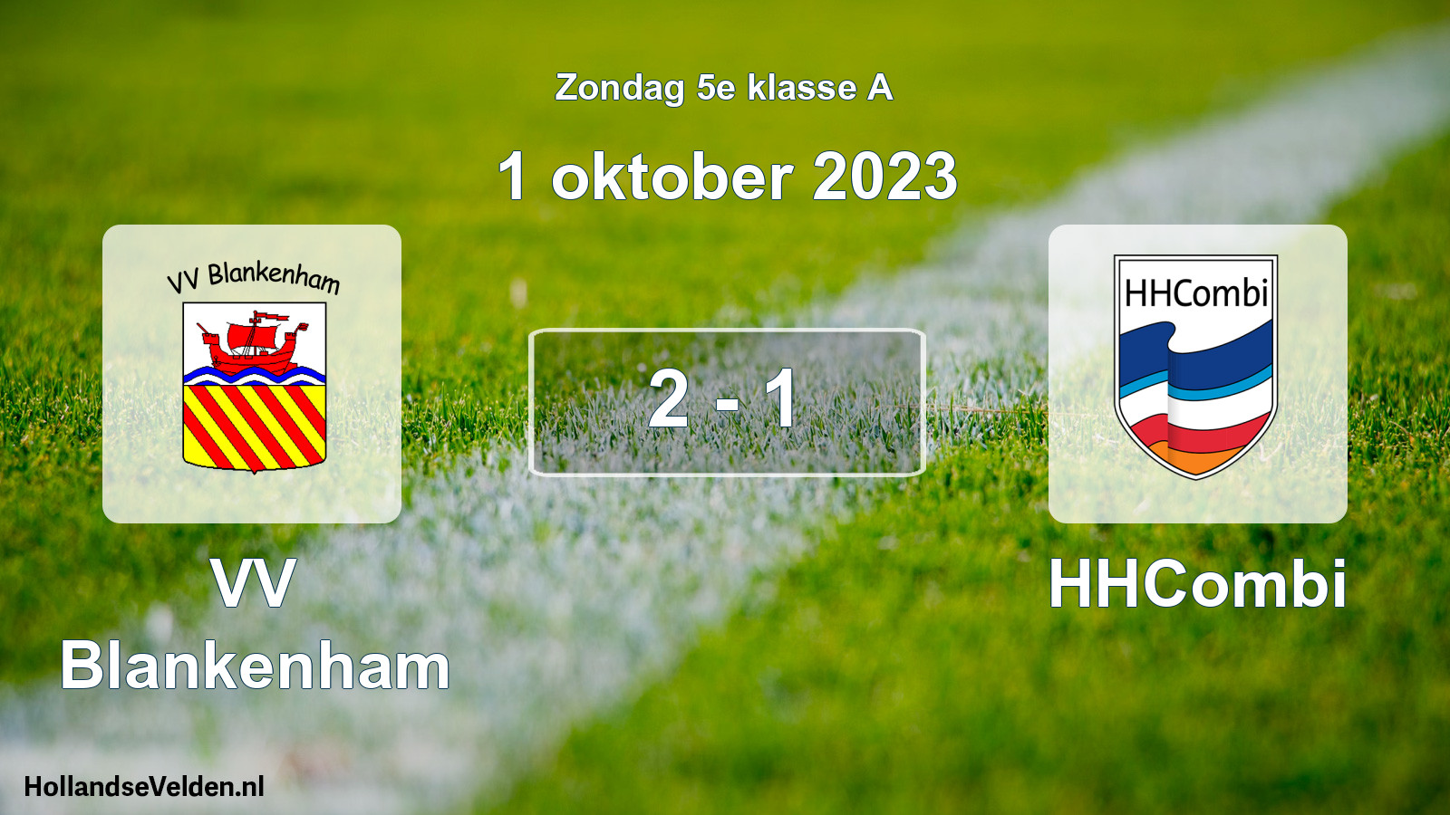 Total number of matches played: VV Blankenham - HHCombi 2 - 1 (1 October 2023)