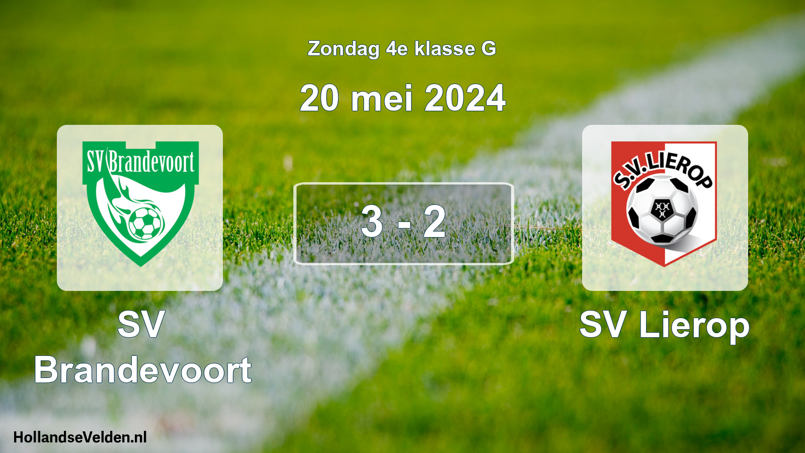 Total number of matches played: SV Brandevoort - SV Lierop 3 - 2 (20 May 2024)