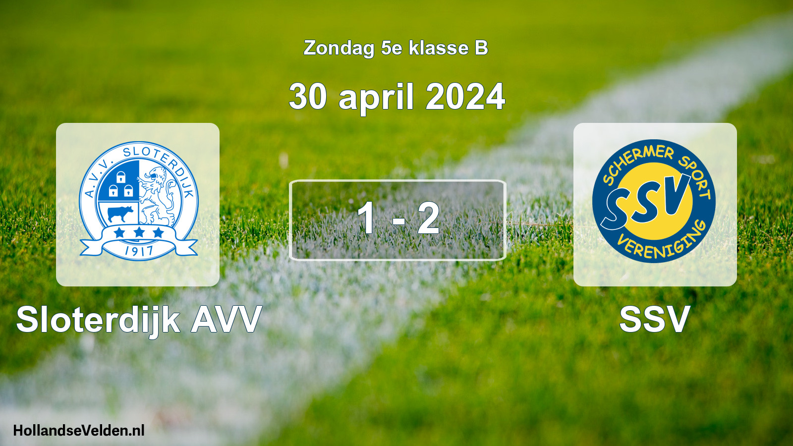 Total number of matches played: Sloterdijk AVV - SSV 1 - 2 (30 April 2024)