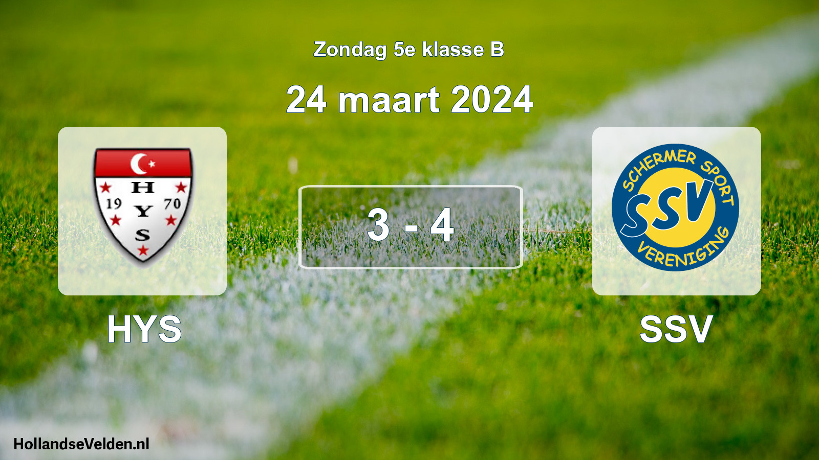 Total number of matches played: HYS - SSV 3 - 4 (24 March 2024)
