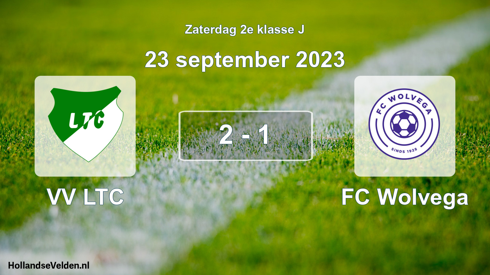 Total number of matches played: VV LTC - FC Wolvega 2 - 1 (23 September 2023)