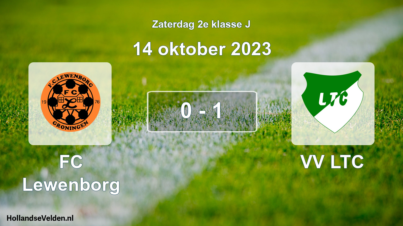Total number of matches played: FC Lewenborg - VV LTC 0 - 1 (14 October 2023)