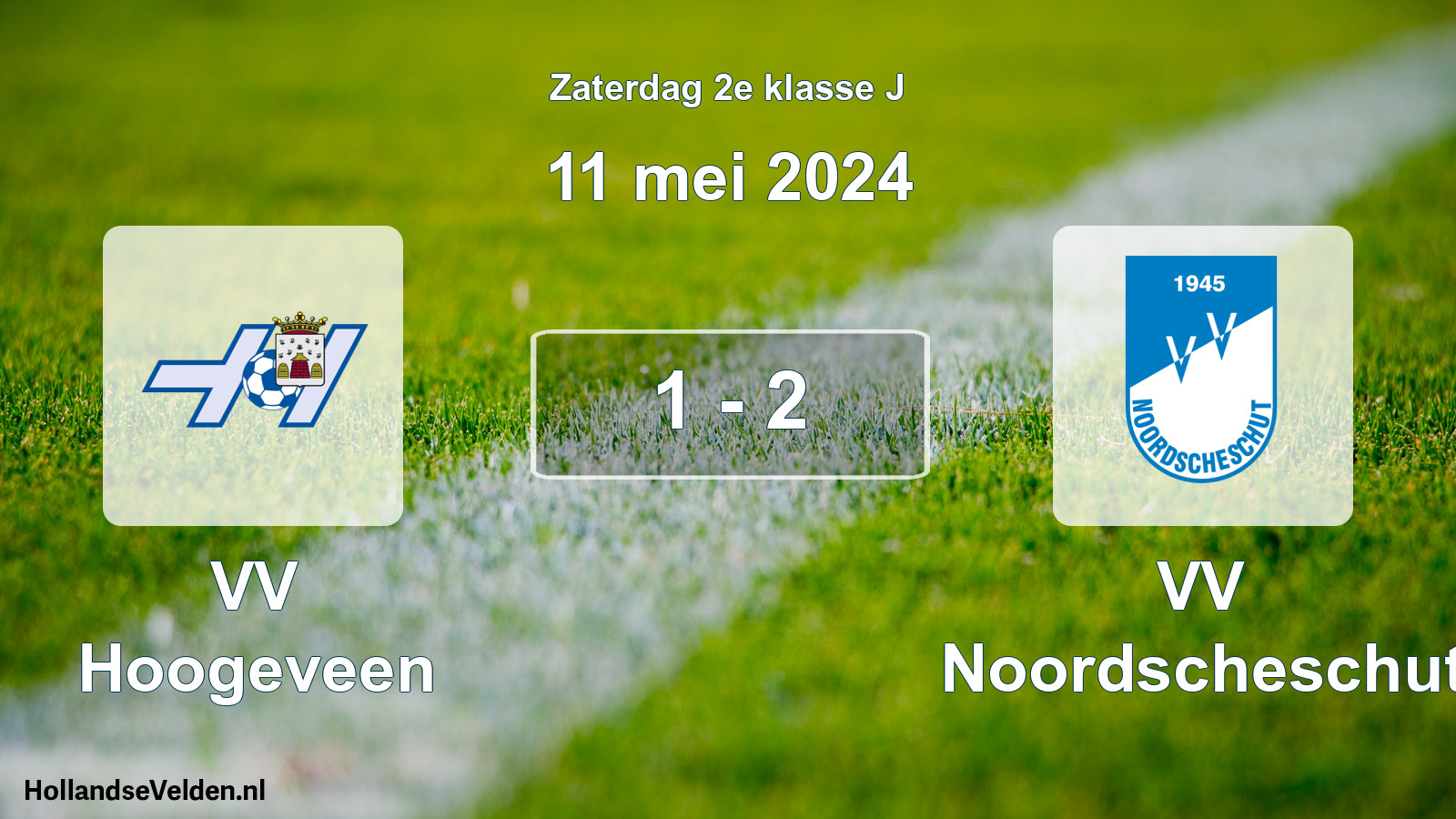 Total number of matches played: VV Hoogeveen - VV Noordscheschut 1 - 2 (11 May 2024)