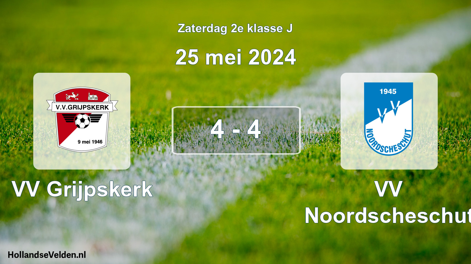 Total number of matches played: VV Grijpskerk - VV Noordscheschut 4 - 4 (25 May 2024)