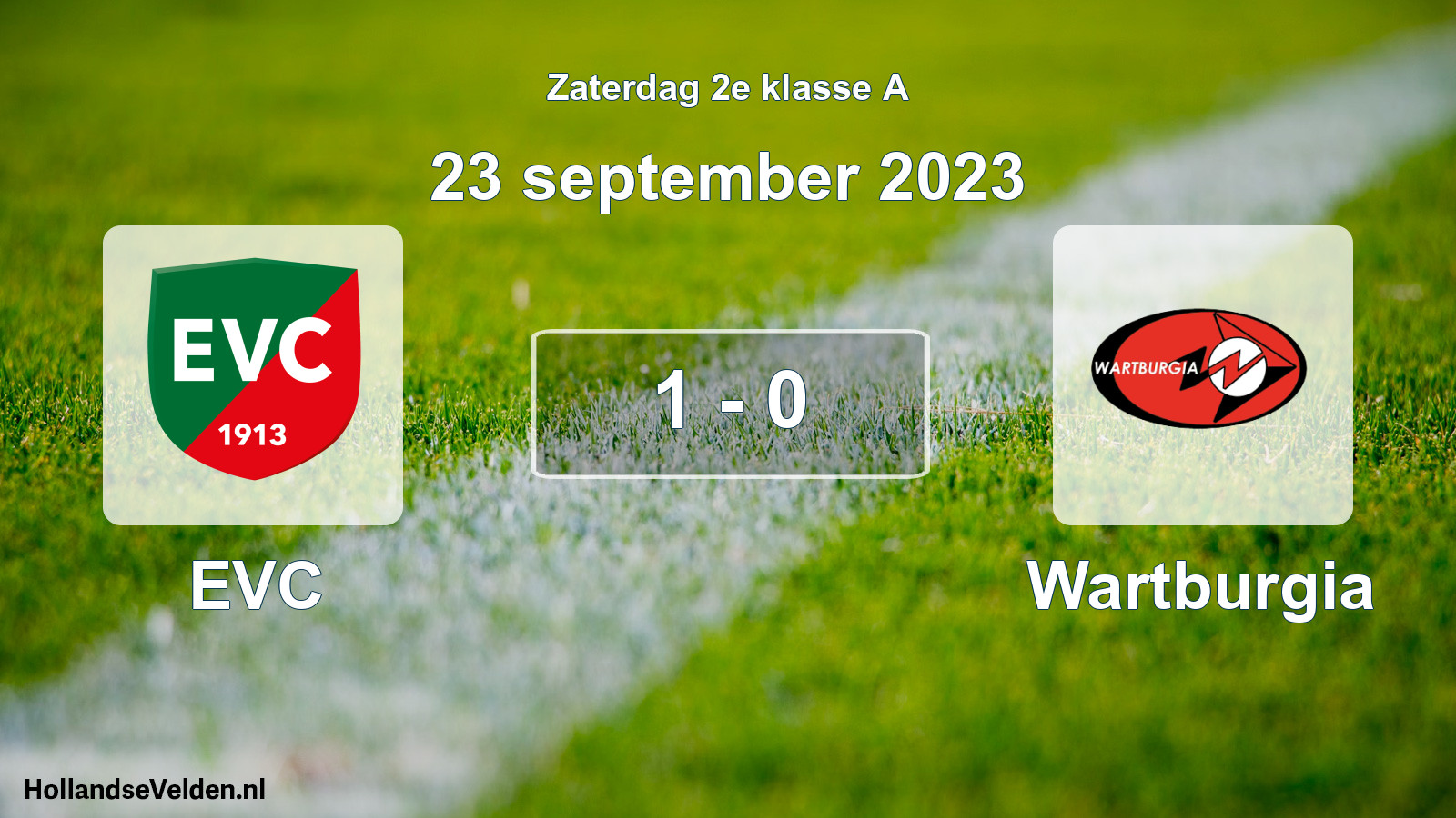 Total number of matches played: EVC - Wartburgia 1 - 0 (23 September 2023)