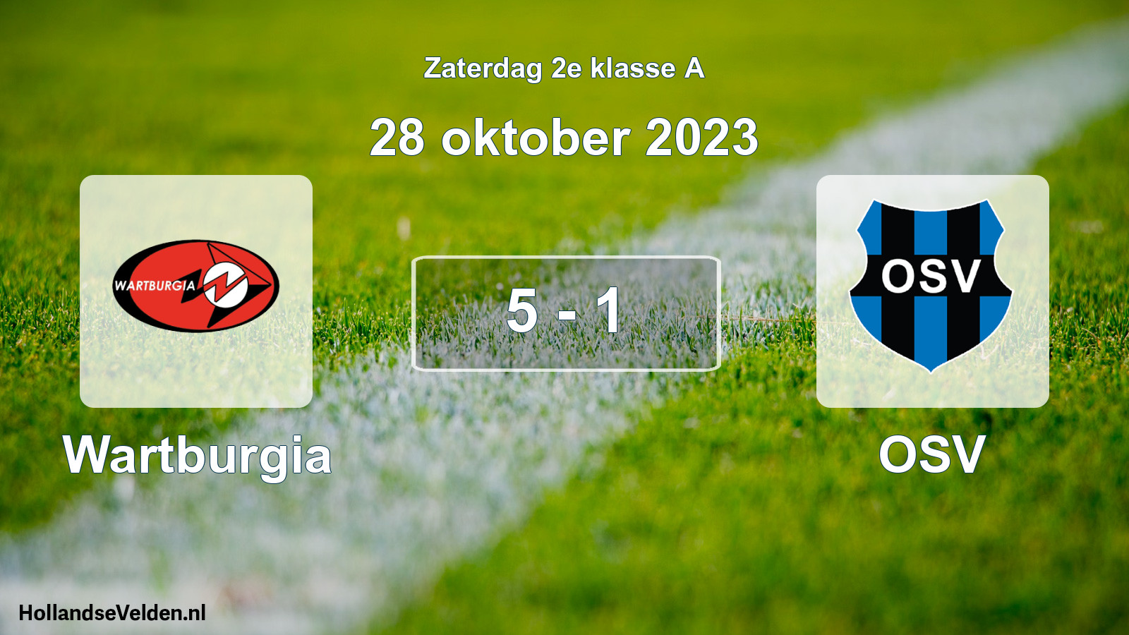 Total number of matches played: Wartburgia - OSV 5 - 1 (28 October 2023)