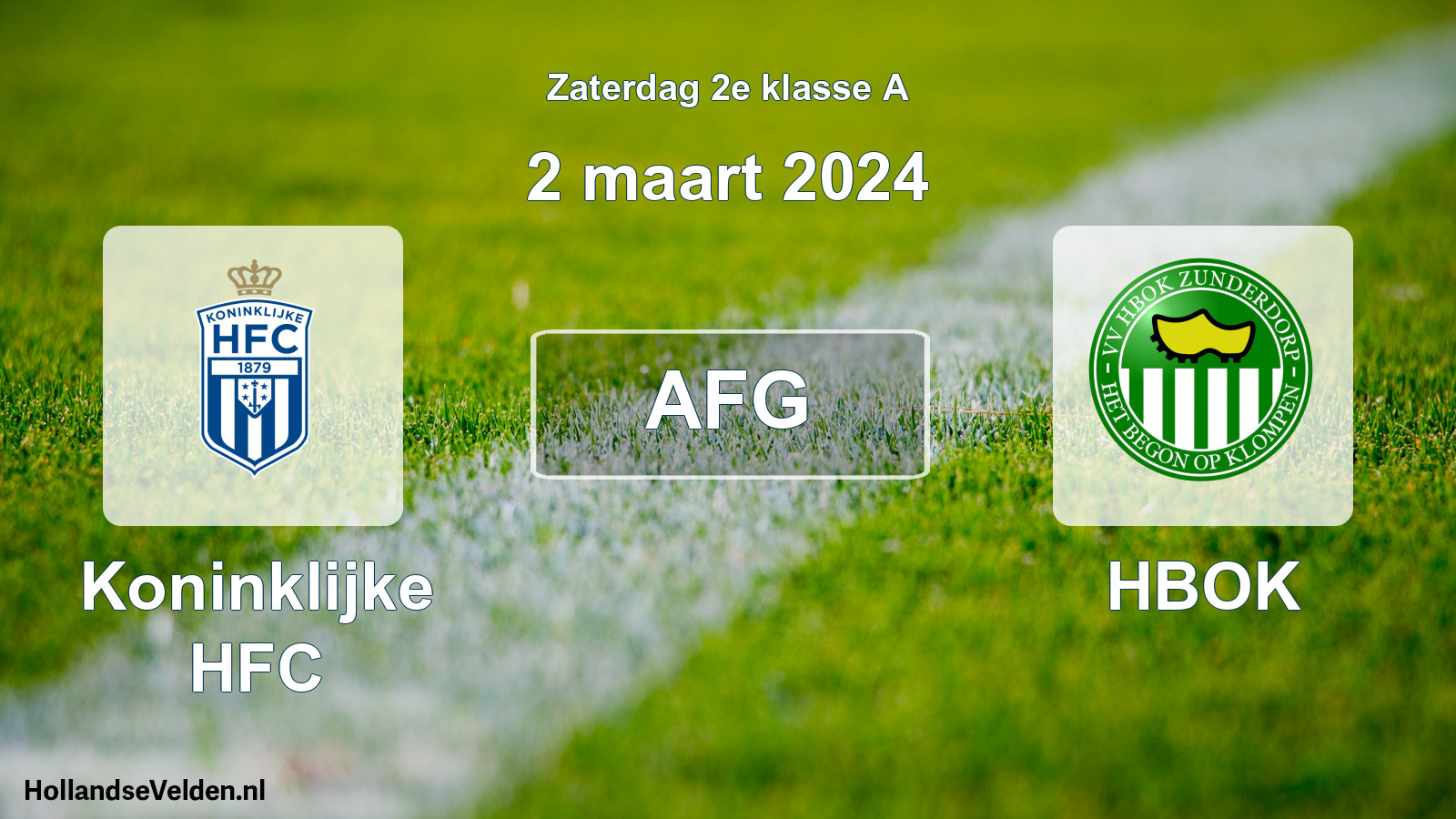 Scheduled Match: Koninklijke HFC - HBOK (2 March 2024)
