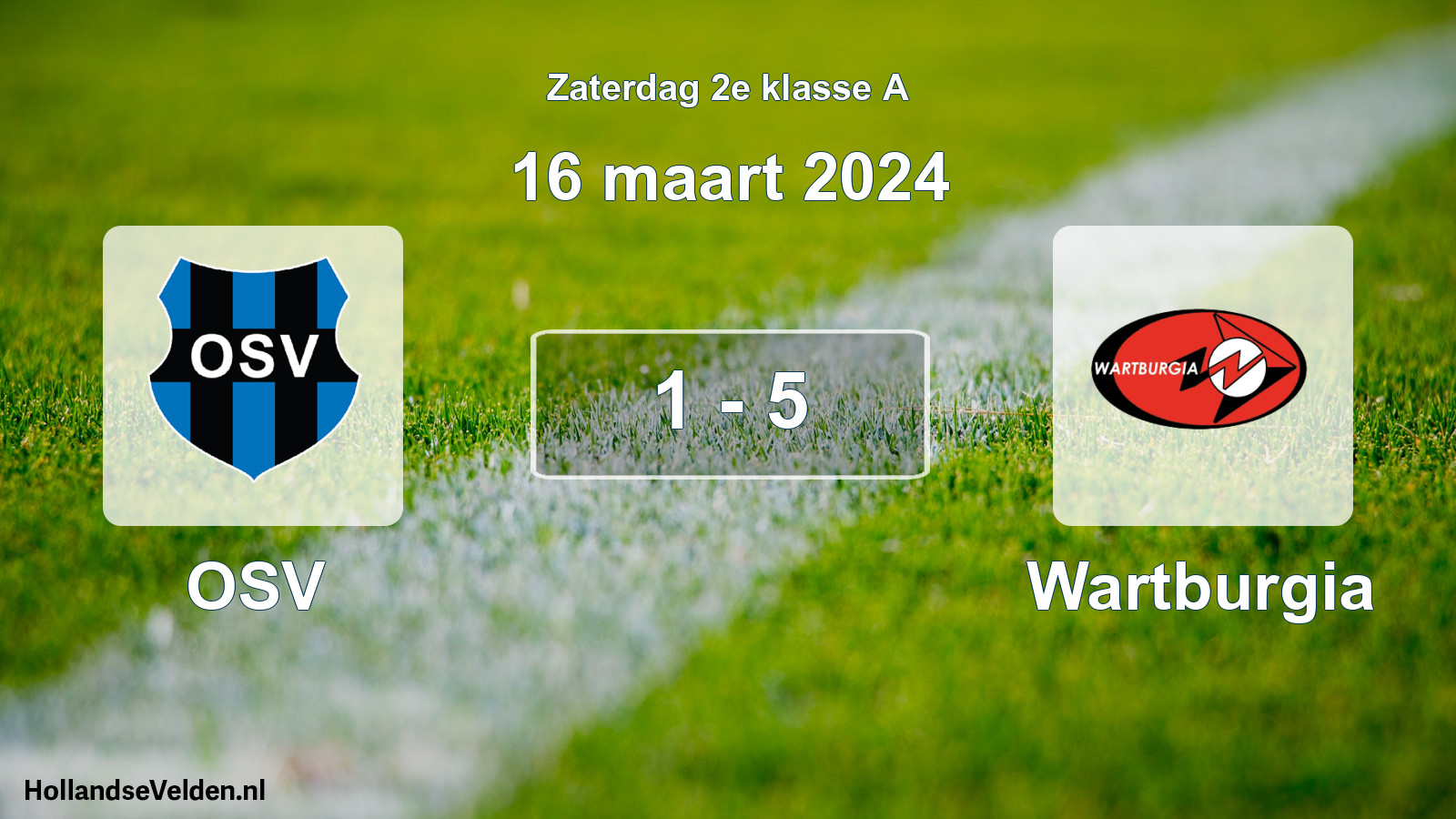 Total number of matches played: OSV - Wartburgia 1 - 5 (16 March 2024)