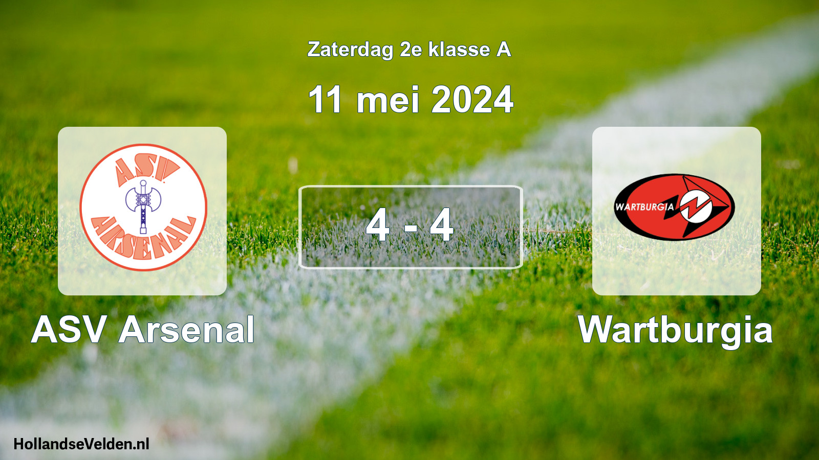 Total number of matches played: ASV Arsenal - Wartburgia 4 - 4 (11 May 2024)