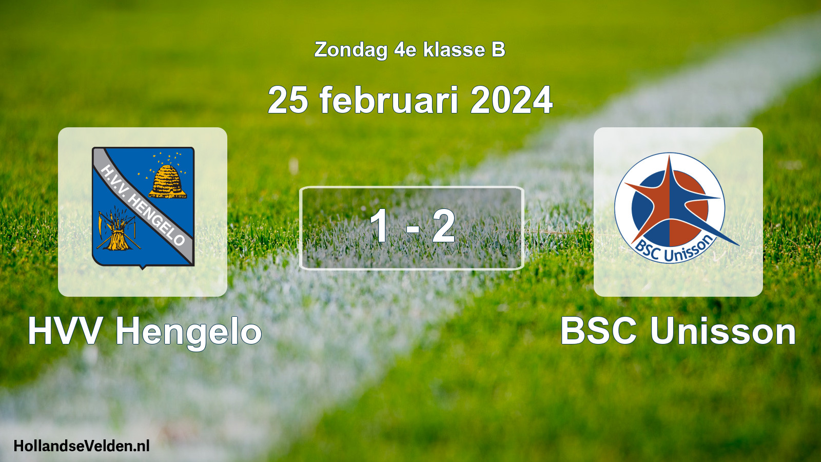 Total number of matches played: HVV Hengelo - BSC Unisson 1 - 2 (25 February 2024)
