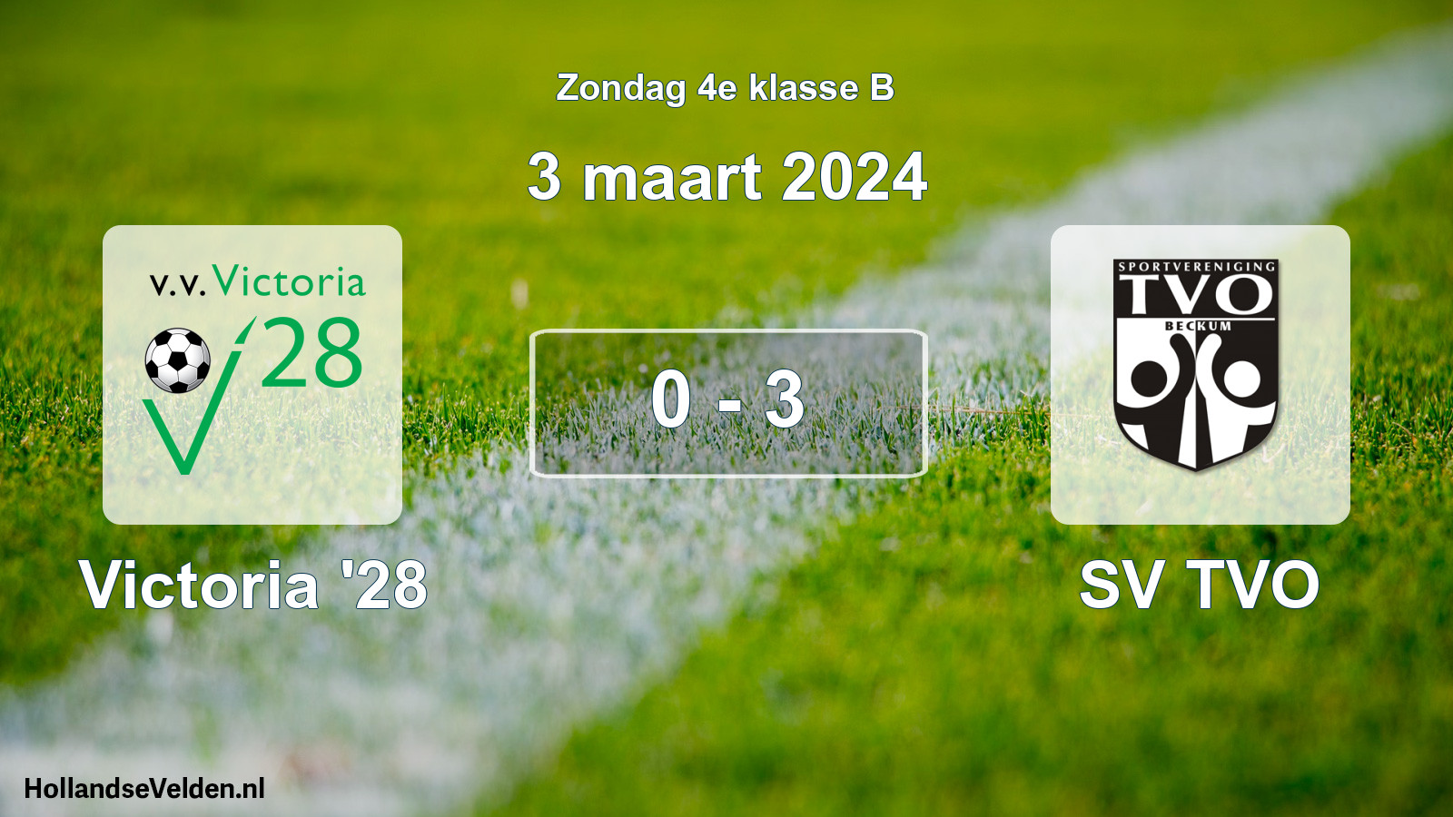 Total number of matches played: Victoria '28 - SV TVO 0 - 3 (3 March 2024)
