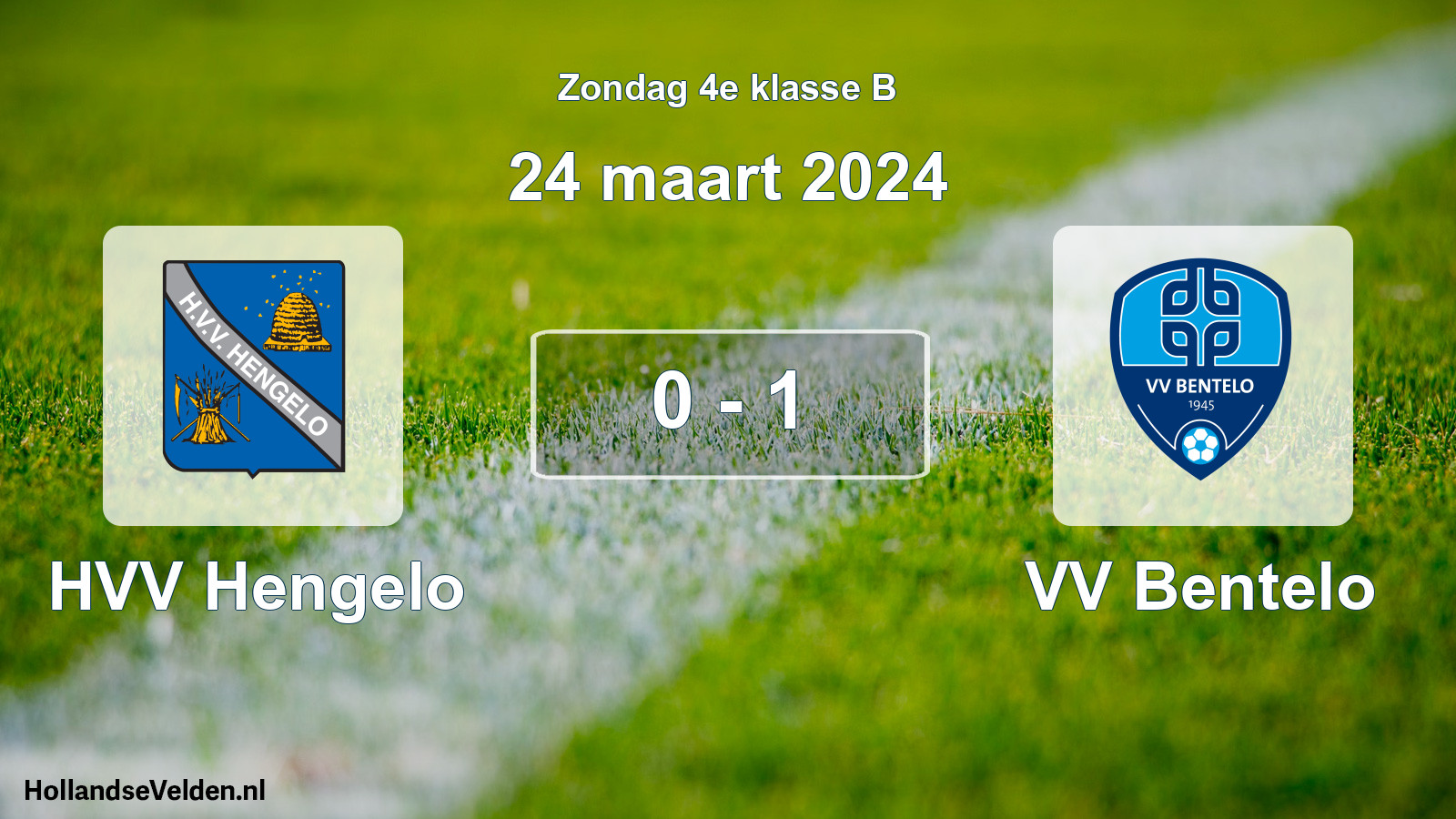Total number of matches played: HVV Hengelo - VV Bentelo 0 - 1 (24 March 2024)