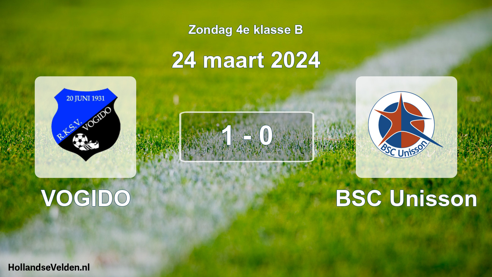 Total number of matches played: VOGIDO - BSC Unisson 1 - 0 (24 March 2024)