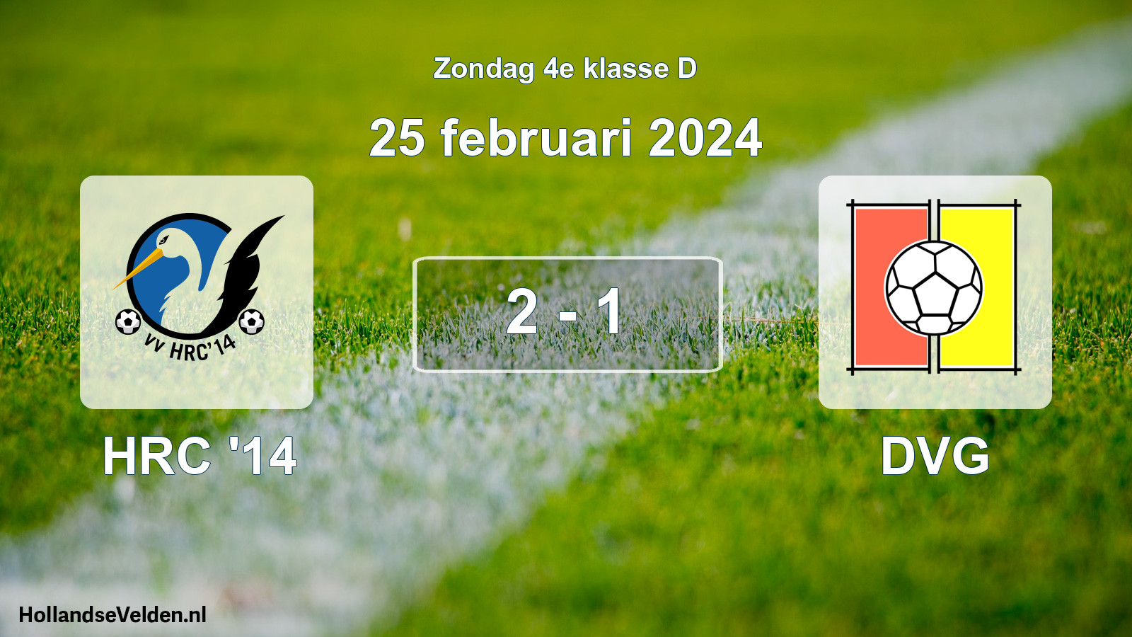 Total number of matches played: HRC '14 - DVG 2 - 1 (25 February 2024)