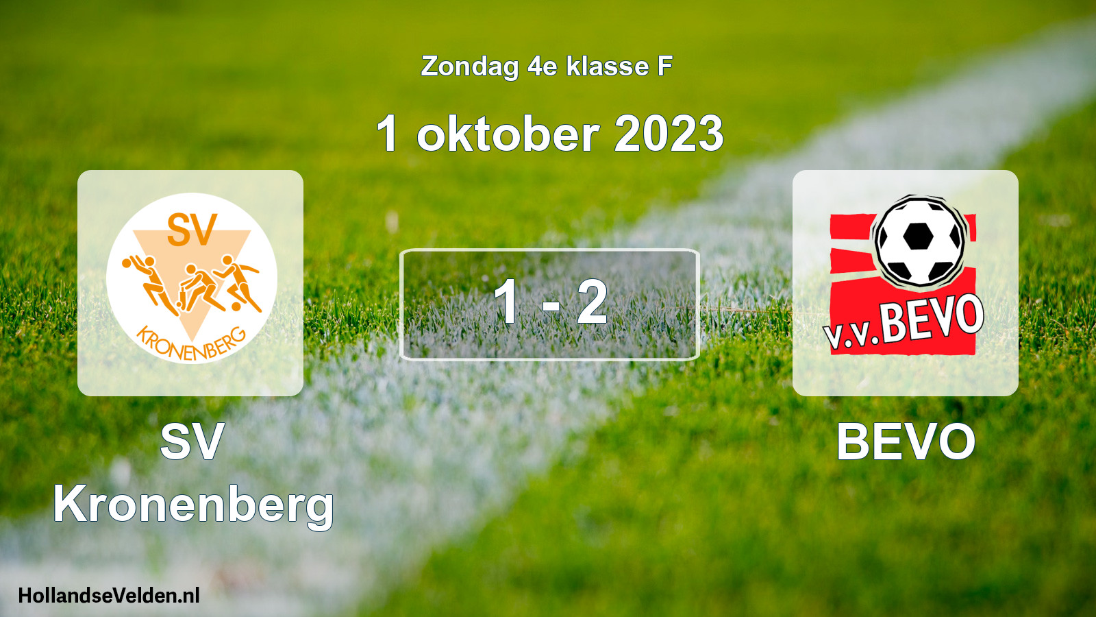Total number of matches played: SV Kronenberg - BEVO 1 - 2 (1 October 2023)