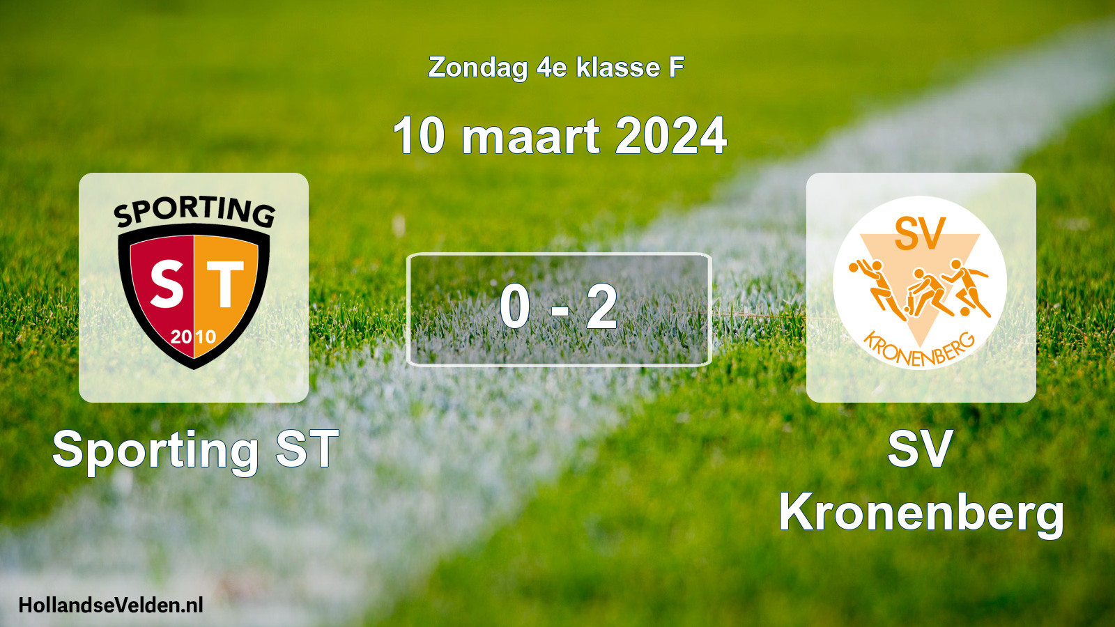 Total number of matches played: Sporting ST - SV Kronenberg 0 - 2 (10 March 2024)