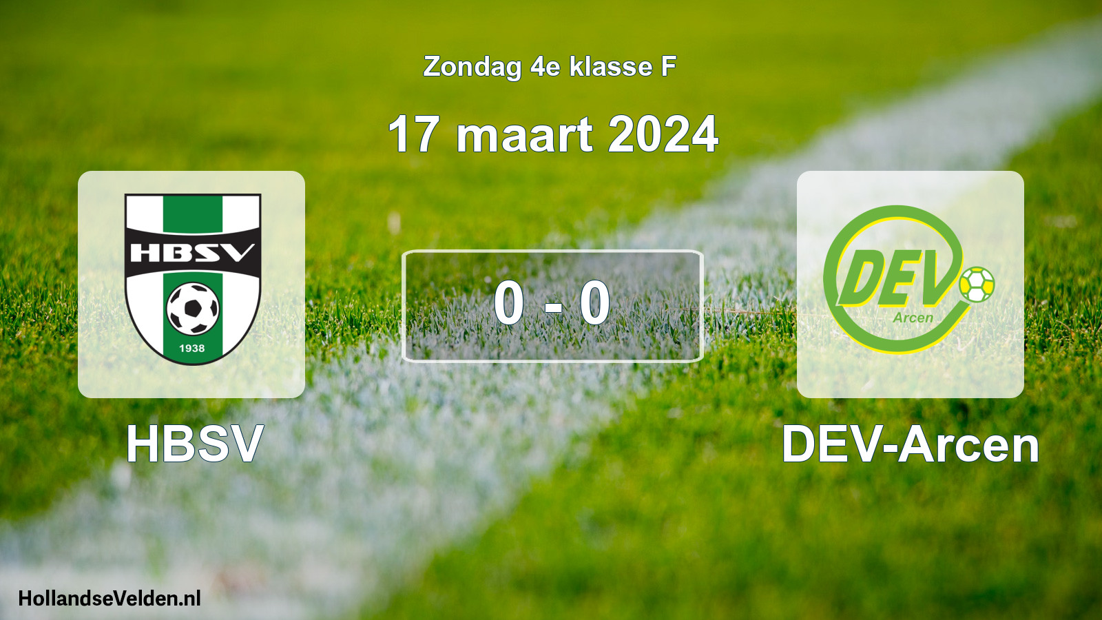 Total number of matches played: HBSV - DEV-Arcen 0 - 0 (17 March 2024)
