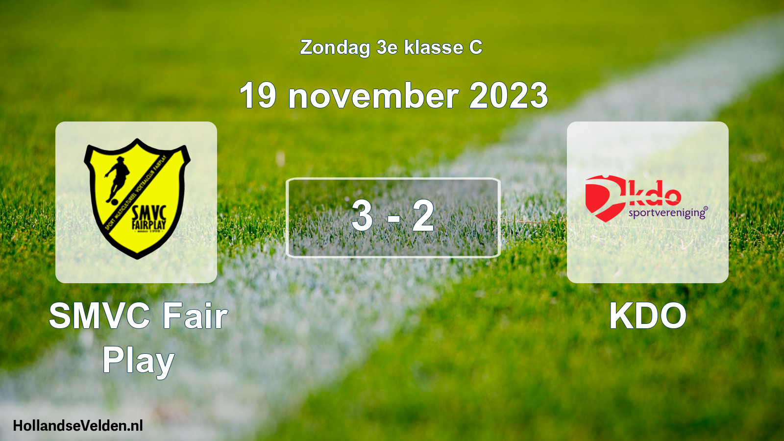 Total number of matches played: SMVC Fair Play - KDO 3 - 2 (19 November 2023)