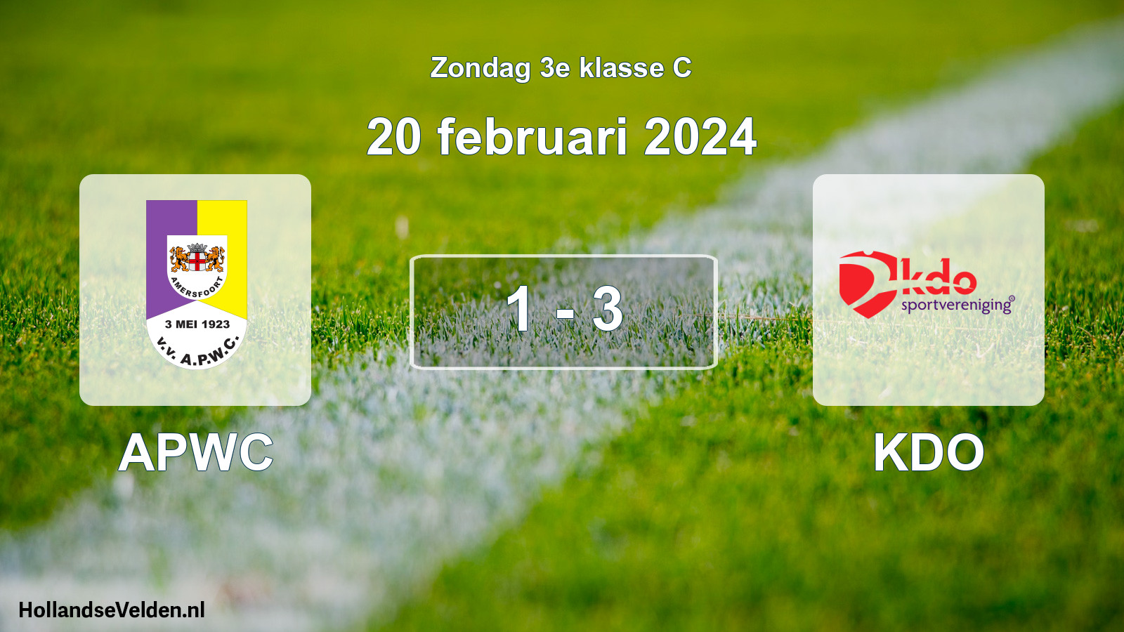 Total number of matches played: APWC - KDO 1 - 3 (20 February 2024)