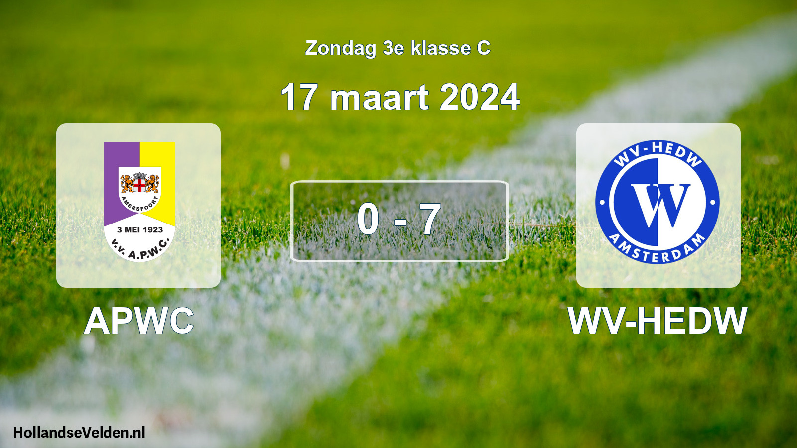 Total number of matches played: APWC - WV-HEDW 0 - 7 (17 March 2024)