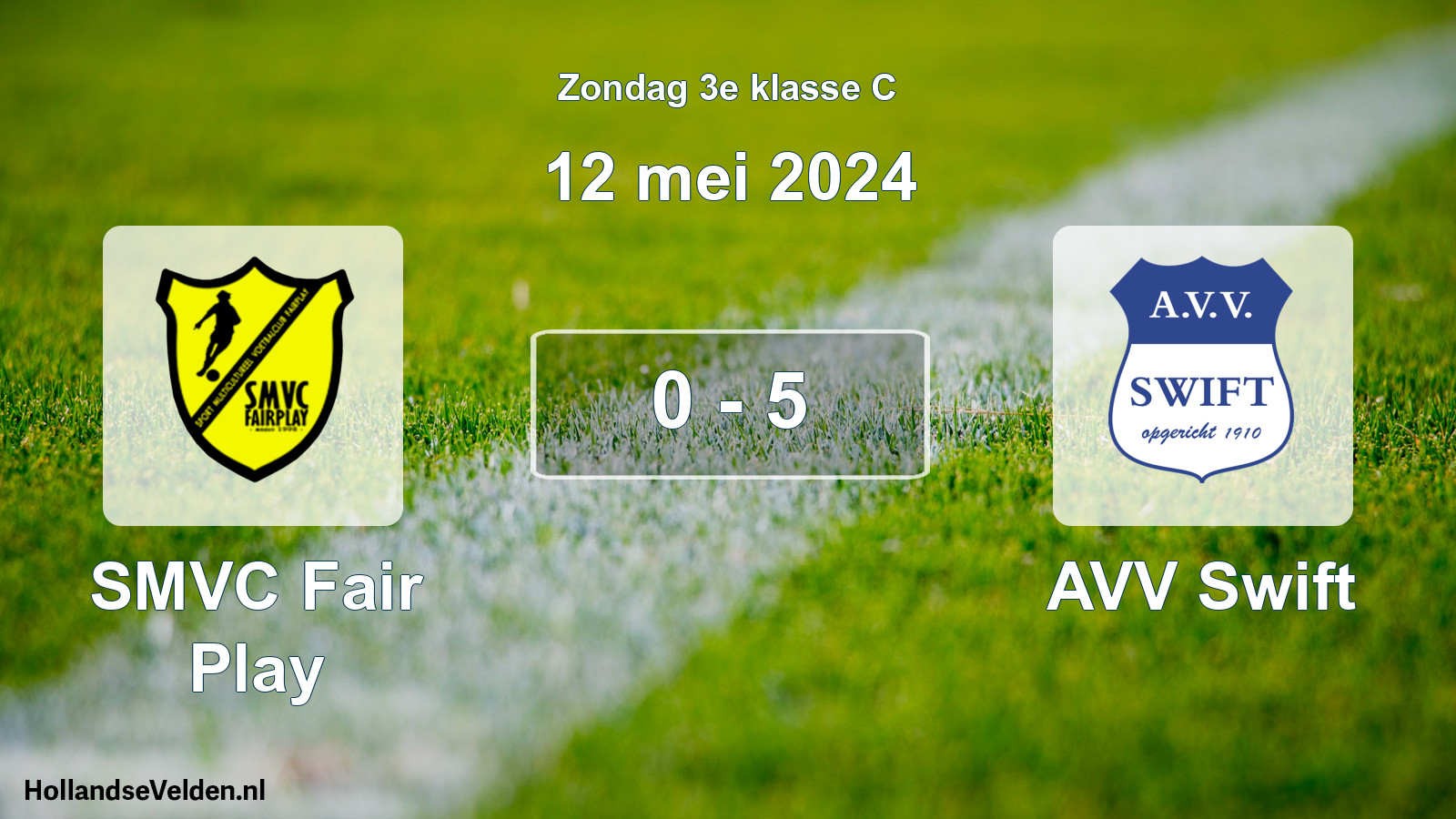 Total number of matches played: SMVC Fair Play - AVV Swift 0 - 5 (12 May 2024)