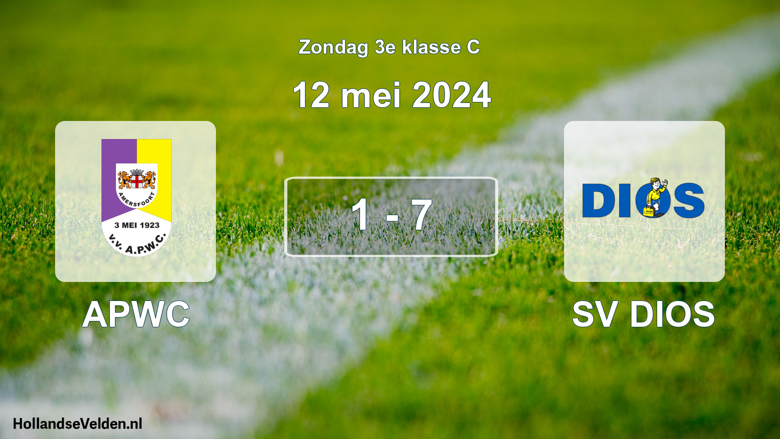 Total number of matches played: APWC - SV DIOS 1 - 7 (12 May 2024)
