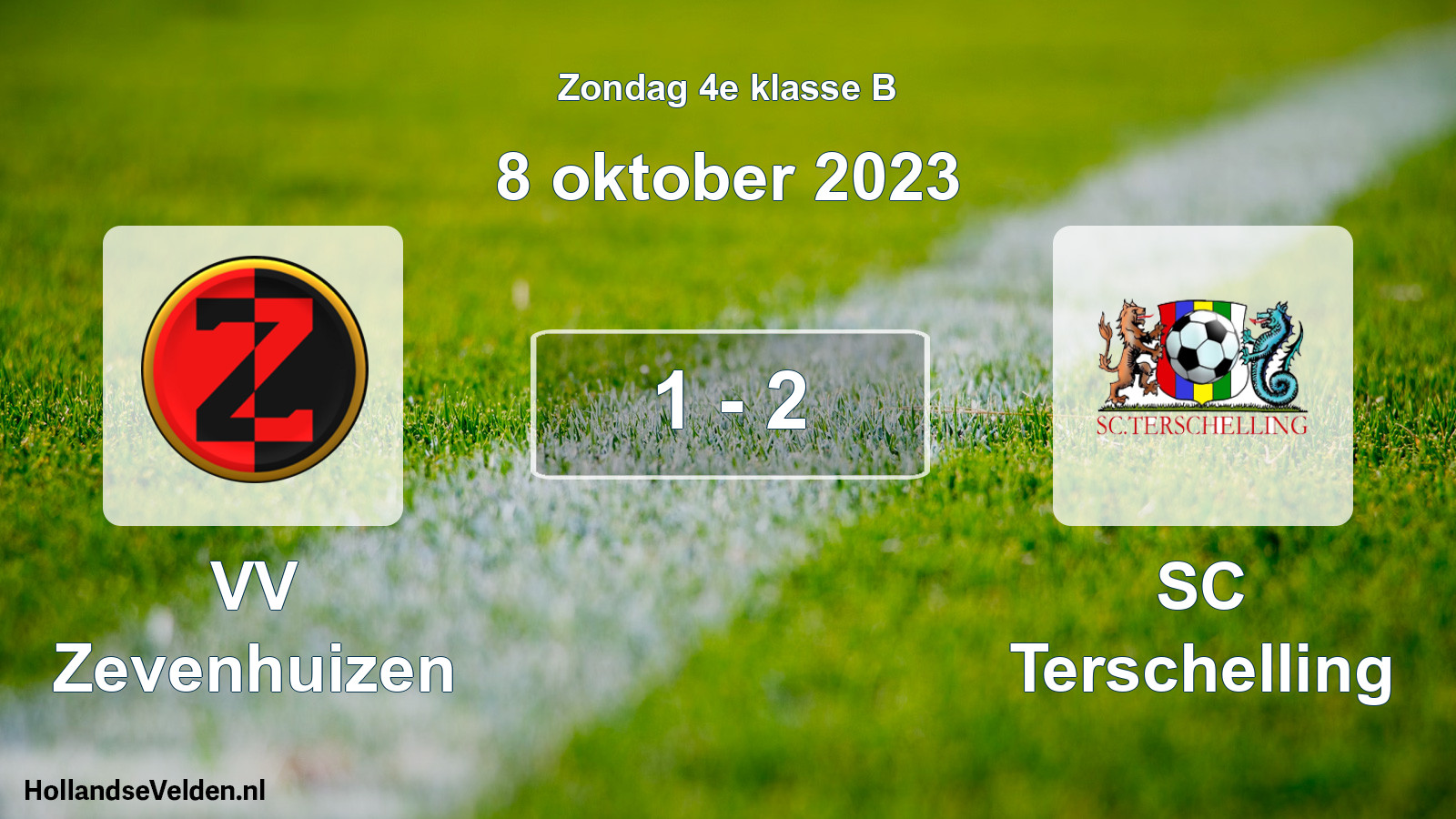 Total number of matches played: VV Zevenhuizen - SC Terschelling 1 - 2 (8 October 2023)