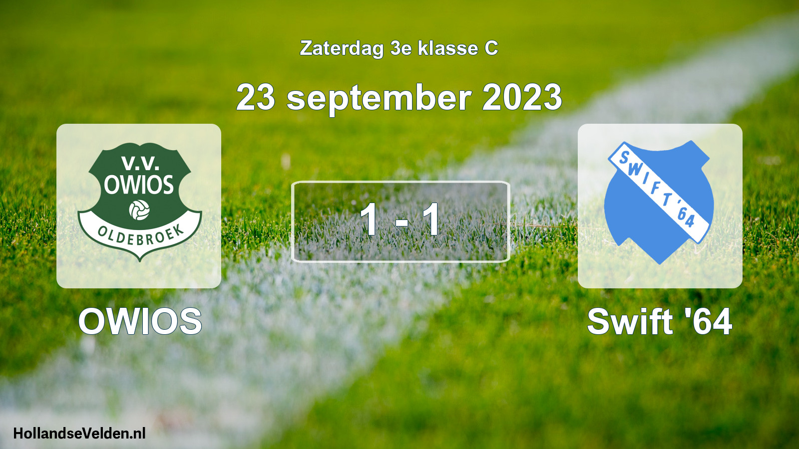 Total number of matches played: OWIOS - Swift '64 1 - 1 (23 September 2023)