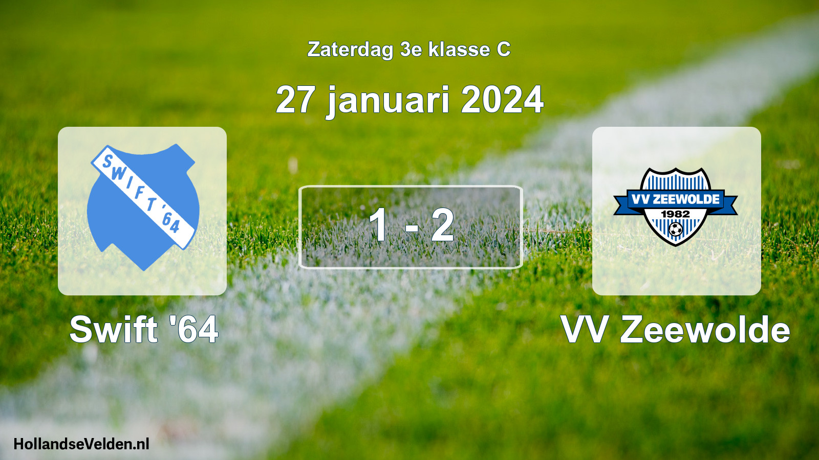 Total number of matches played: Swift '64 - VV Zeewolde 1 - 2 (27 January 2024)