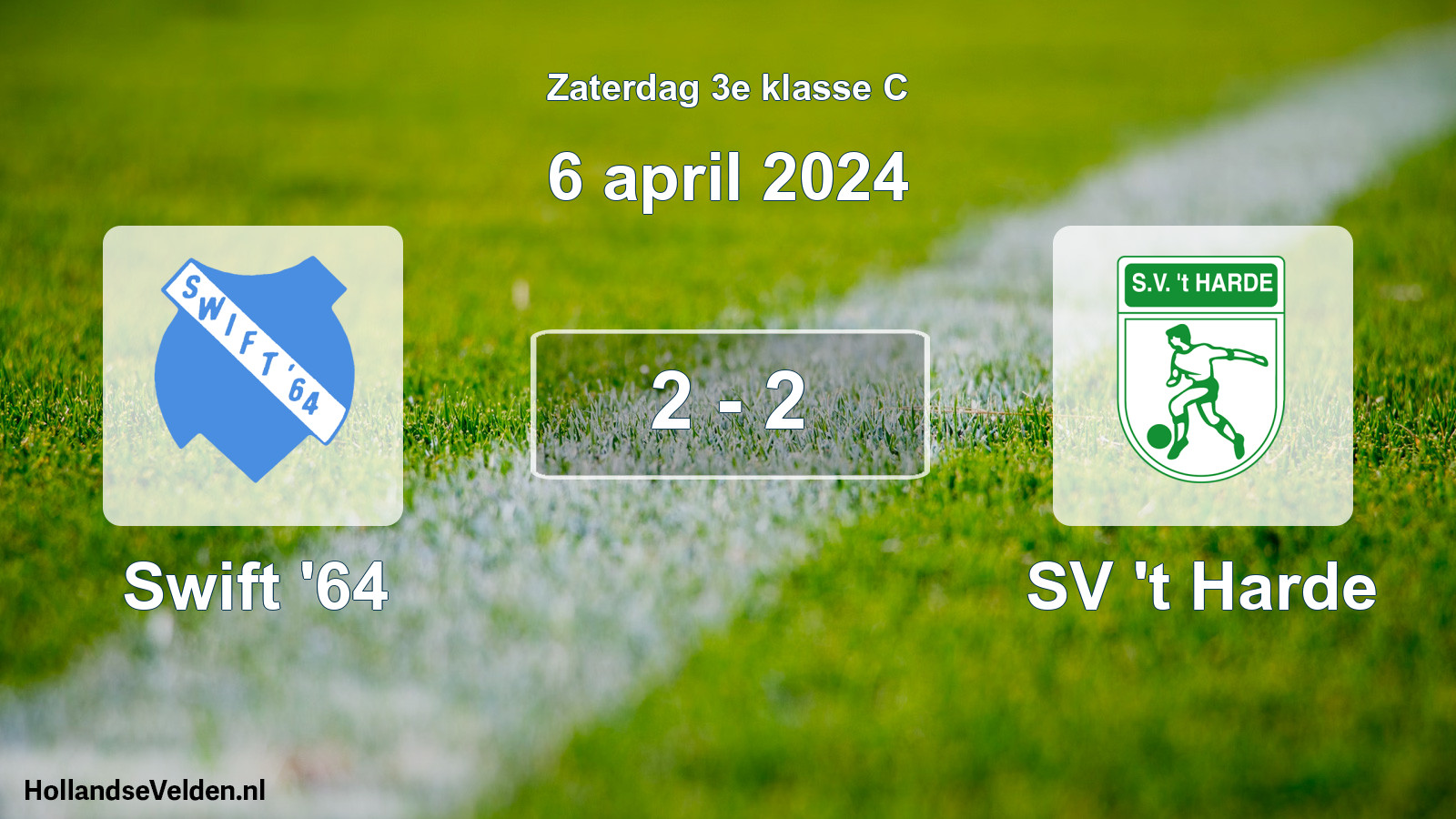 Total number of matches played: Swift '64 - SV 't Harde 2 - 2 (6 April 2024)