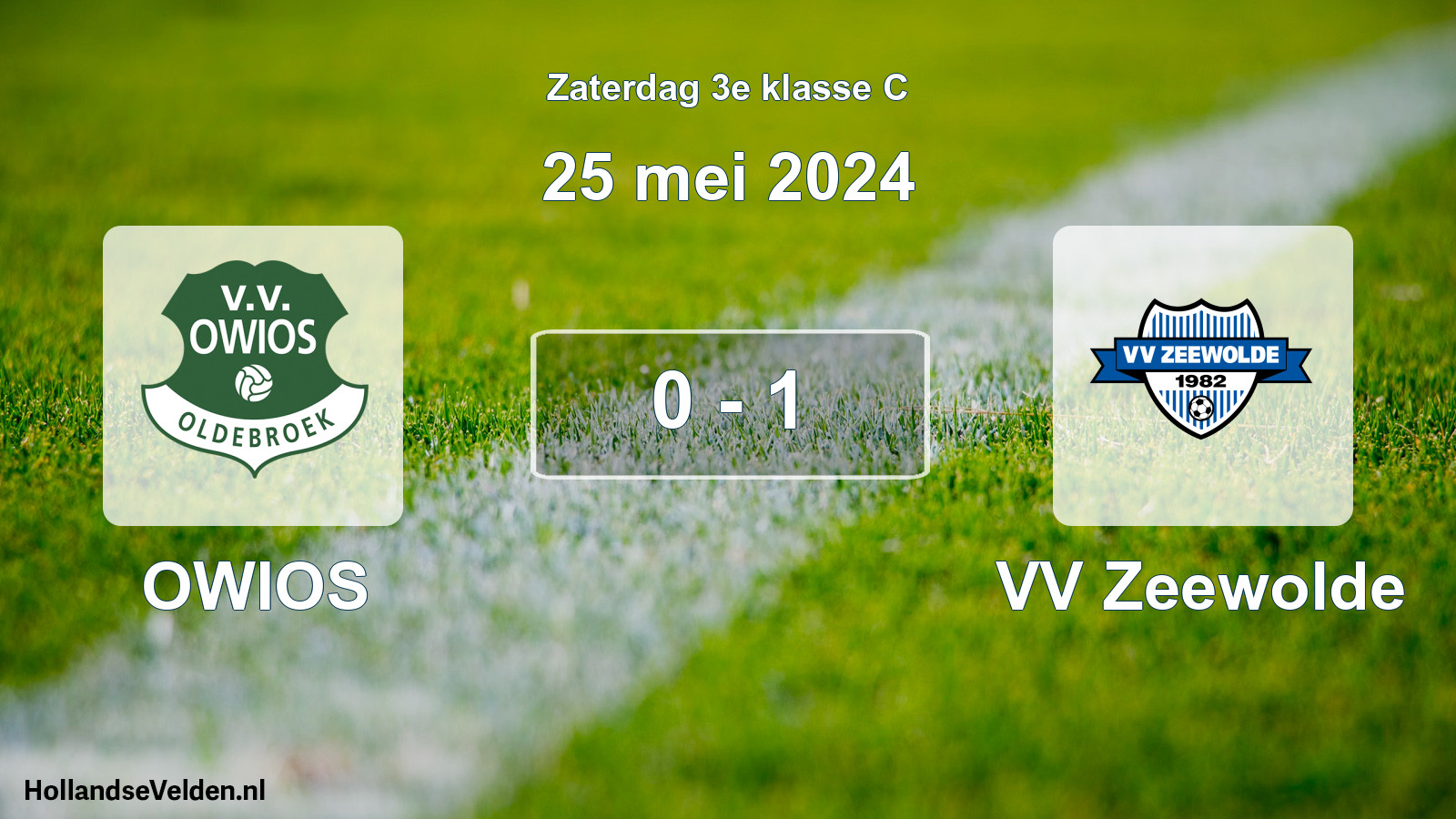 Total number of matches played: OWIOS - VV Zeewolde 0 - 1 (25 May 2024)