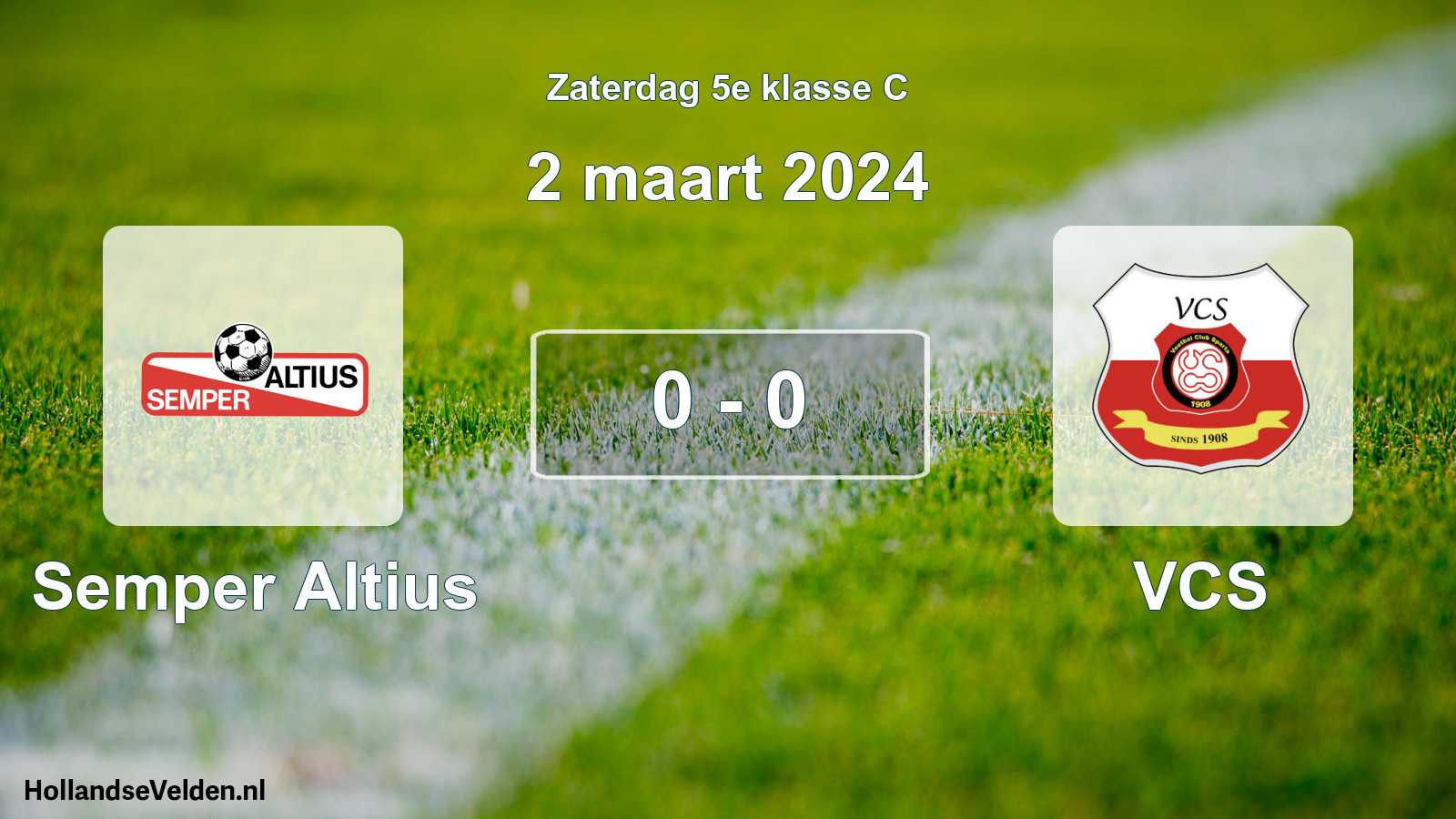 Total number of matches played: Semper Altius - VCS 0 - 0 (2 March 2024)