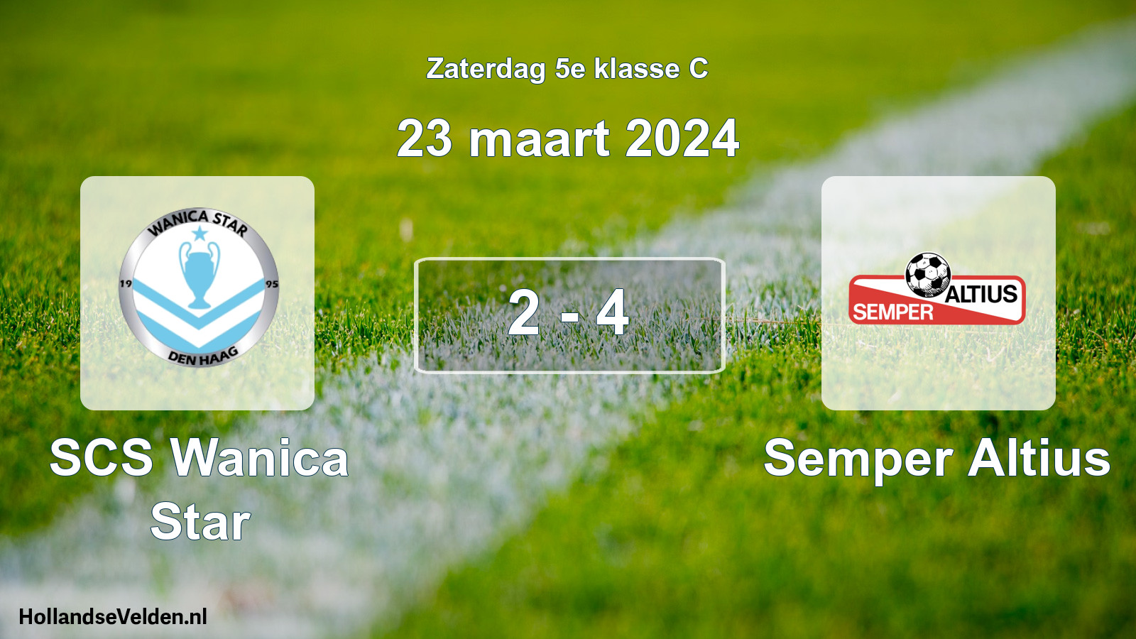 Total number of matches played: SCS Wanica Star - Semper Altius 2 - 4 (23 March 2024)