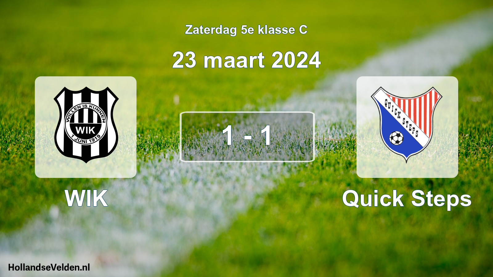 Total number of matches played: WIK - Quick Steps 1 - 1 (23 March 2024)