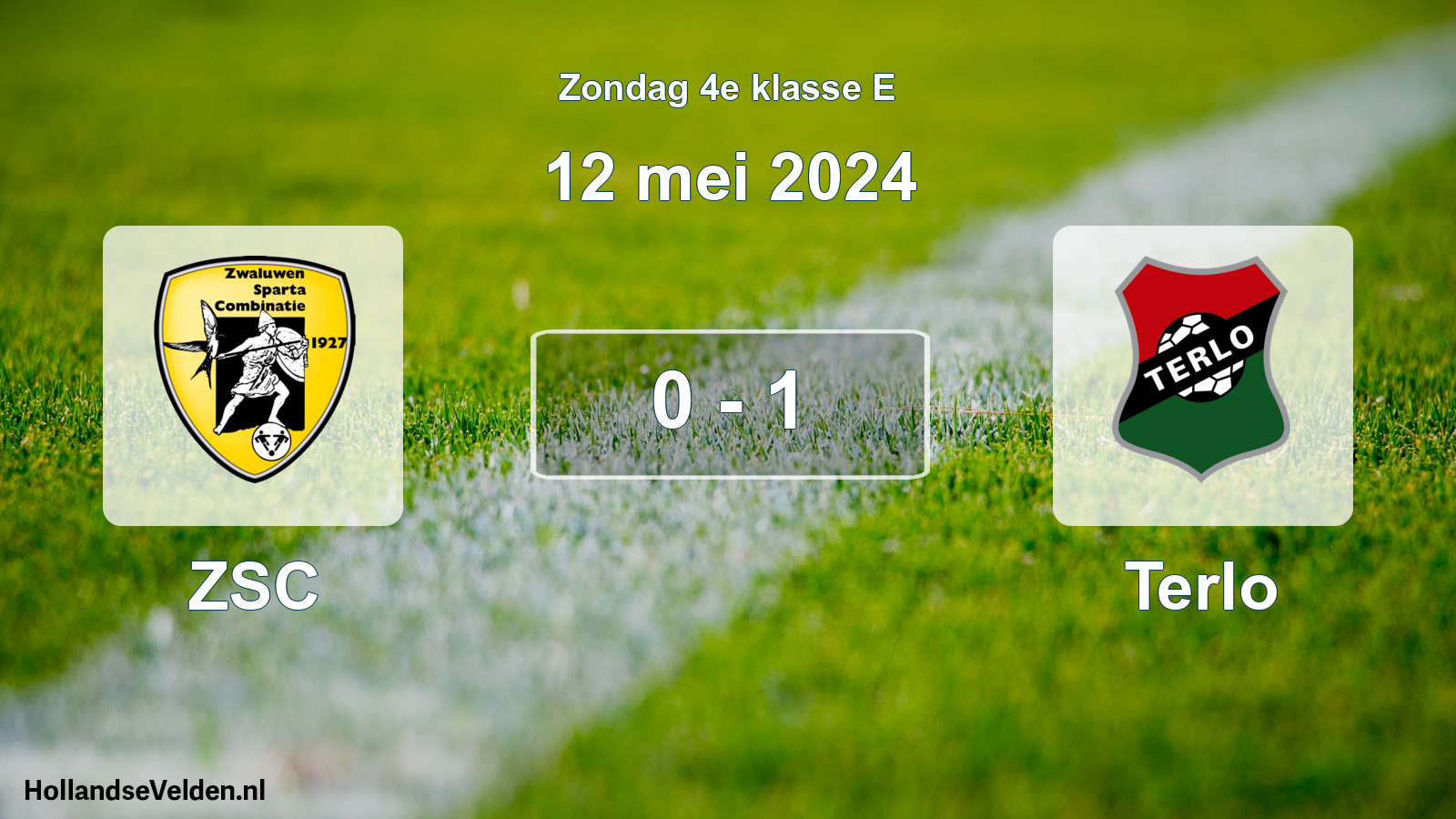 Total number of matches played: ZSC - Terlo 0 - 1 (12 May 2024)