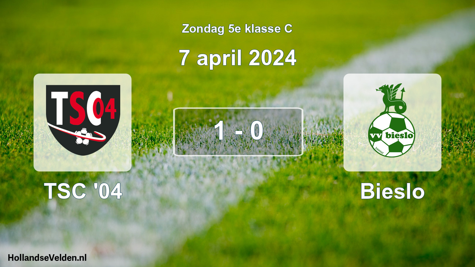 Total number of matches played: TSC '04 - Bieslo 1 - 0 (7 April 2024)