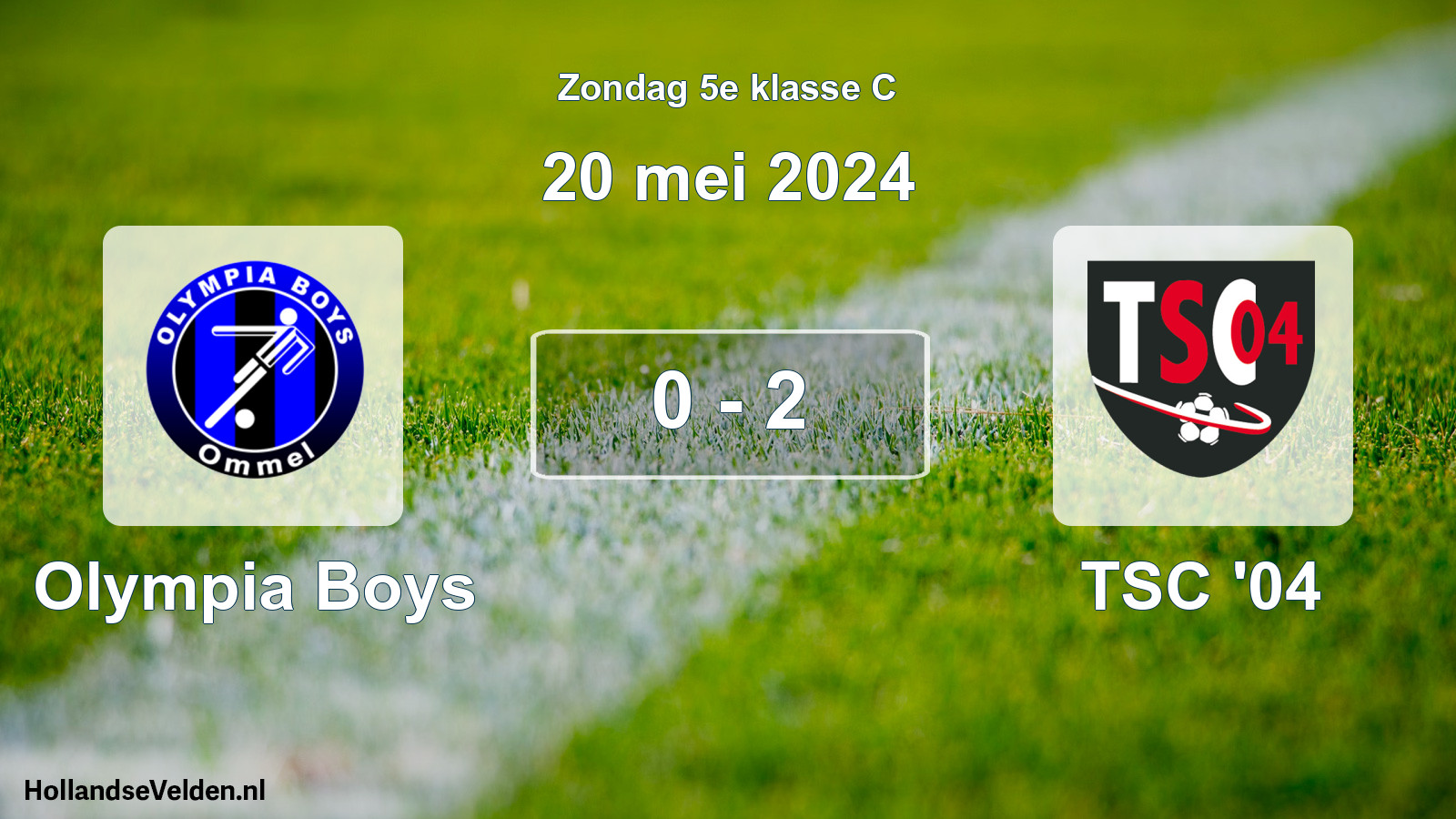 Total number of matches played: Olympia Boys - TSC '04 0 - 2 (20 May 2024)