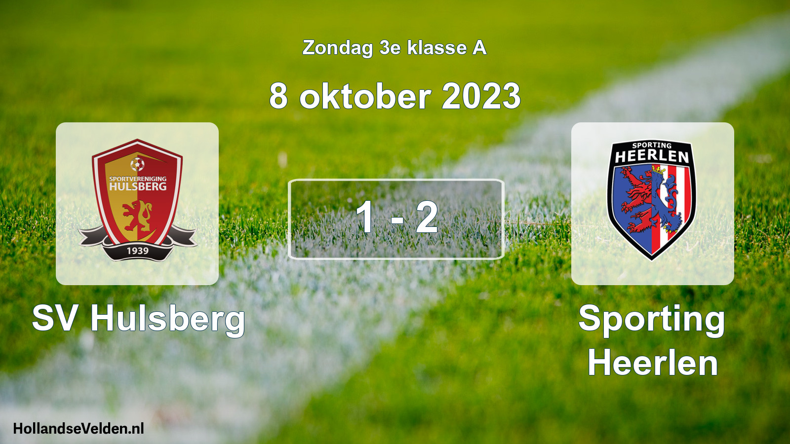 Total number of matches played: SV Hulsberg - Sporting Heerlen 1 - 2 (8 October 2023)