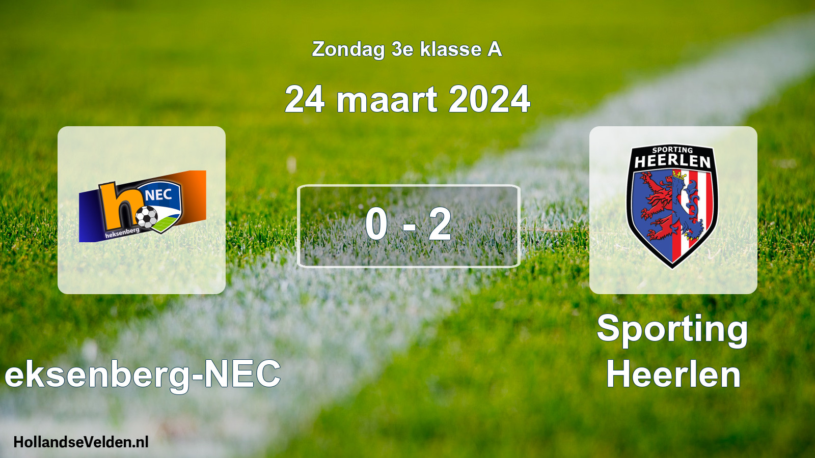 Total number of matches played: Heksenberg-NEC - Sporting Heerlen 0 - 2 (24 March 2024)
