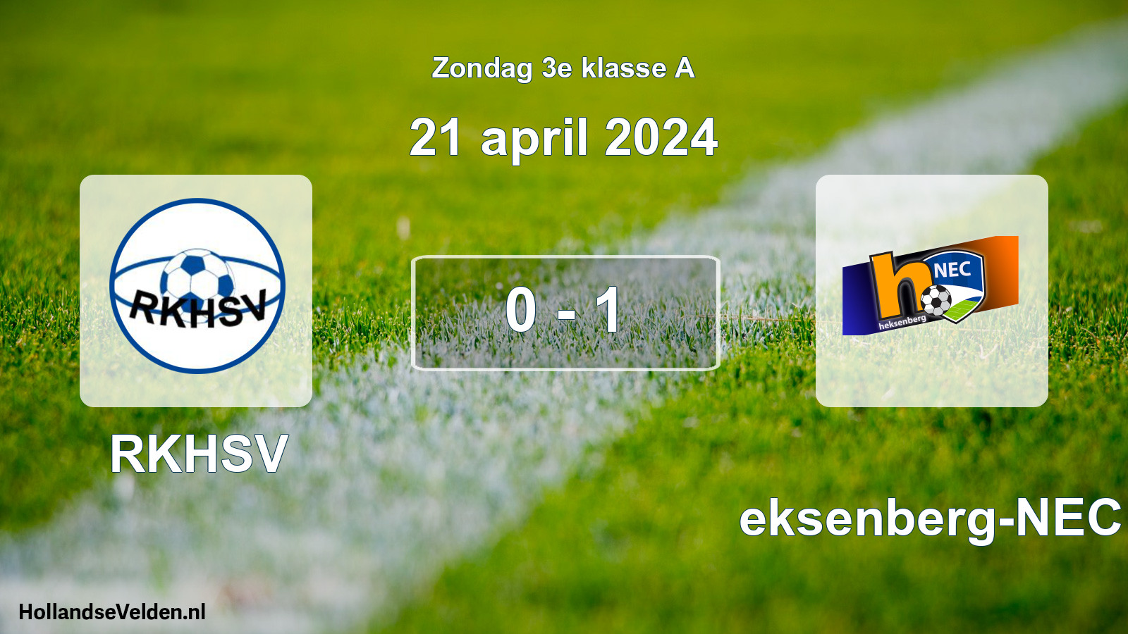 Total number of matches played: RKHSV - Heksenberg-NEC 0 - 1 (21 April 2024)