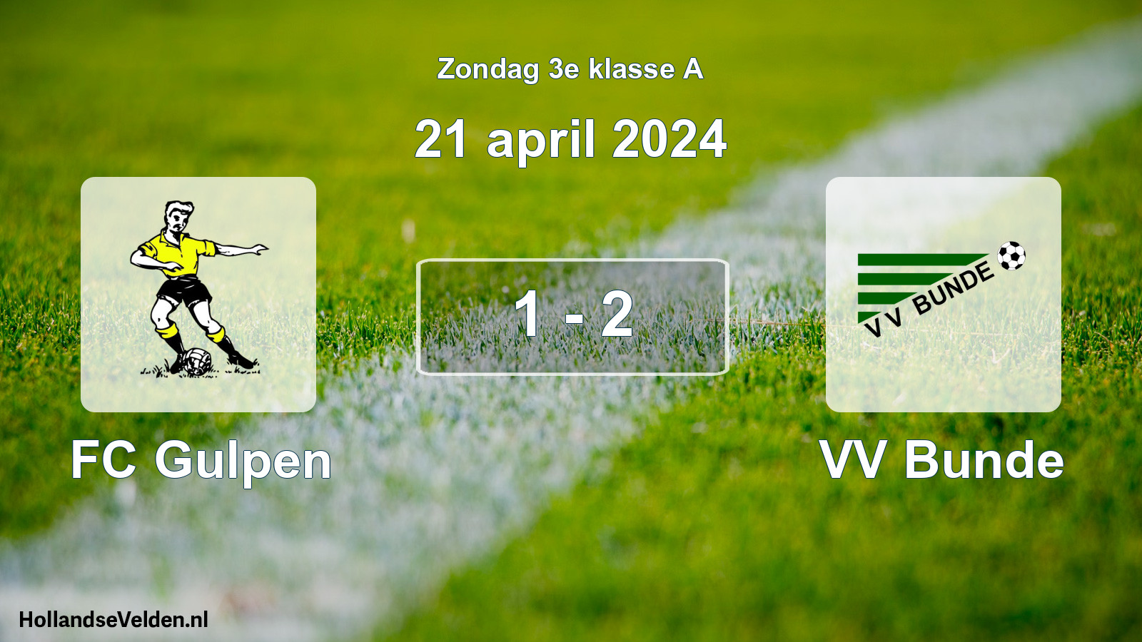 Total number of matches played: FC Gulpen - VV Bunde 1 - 2 (21 April 2024)