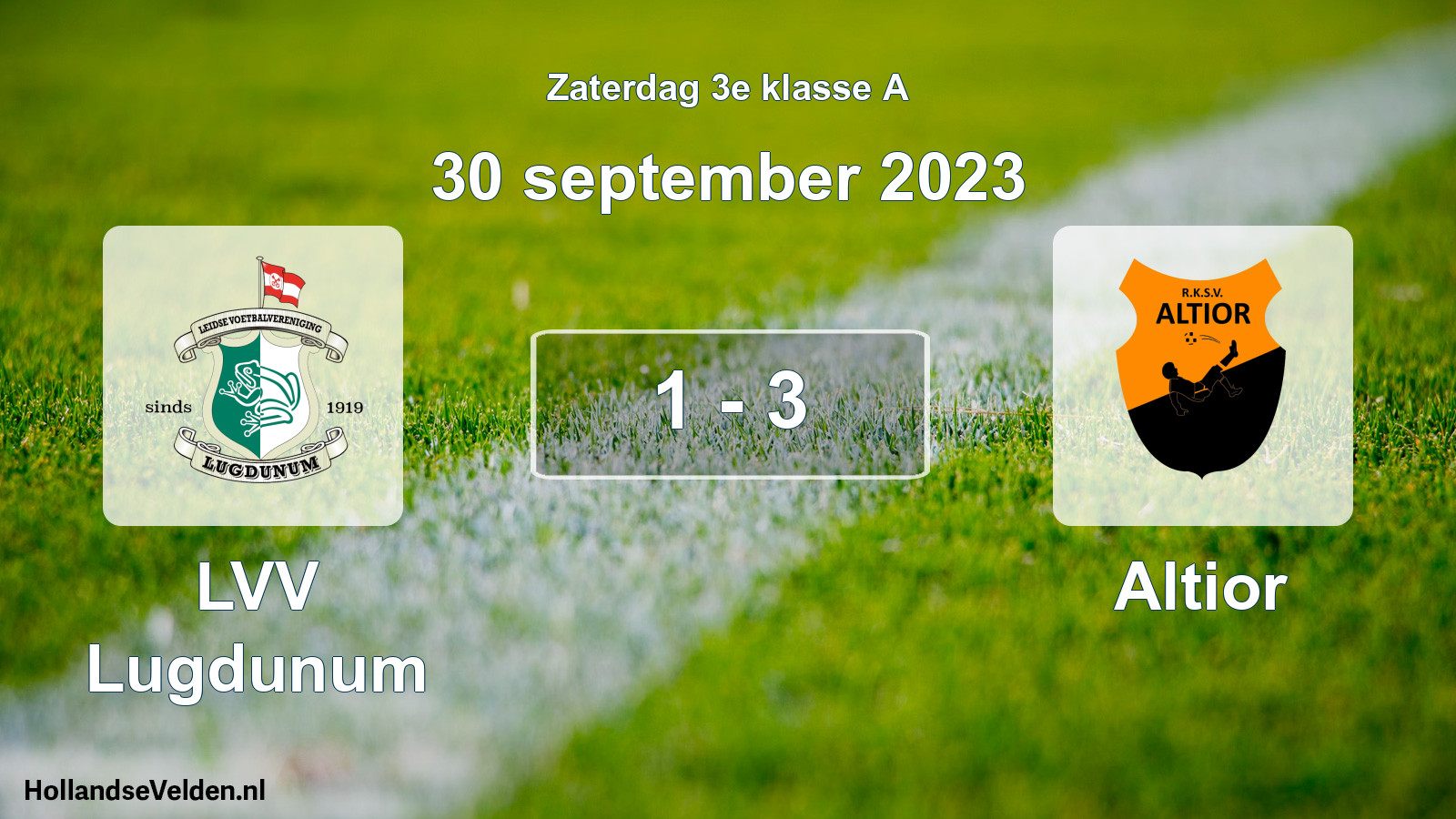 Total number of matches played: LVV Lugdunum - Altior 1 - 3 (30 September 2023)